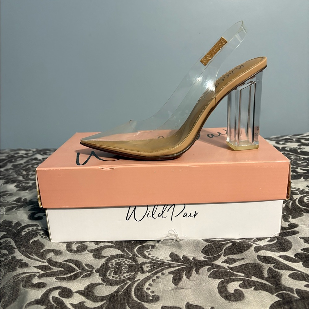 Wild Pair Transparent Women's Heels - Picture 3 of 4